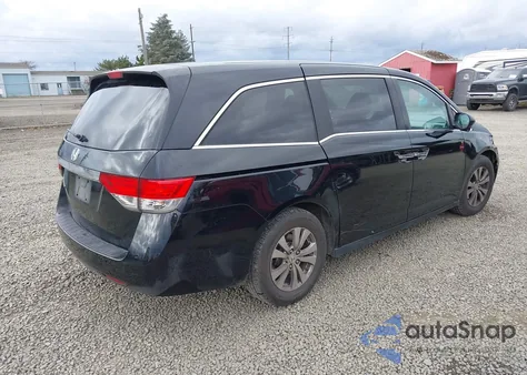 2014 Honda Odyssey Ex from USA, damaged, VIN 5FNRL5H4XEB050805